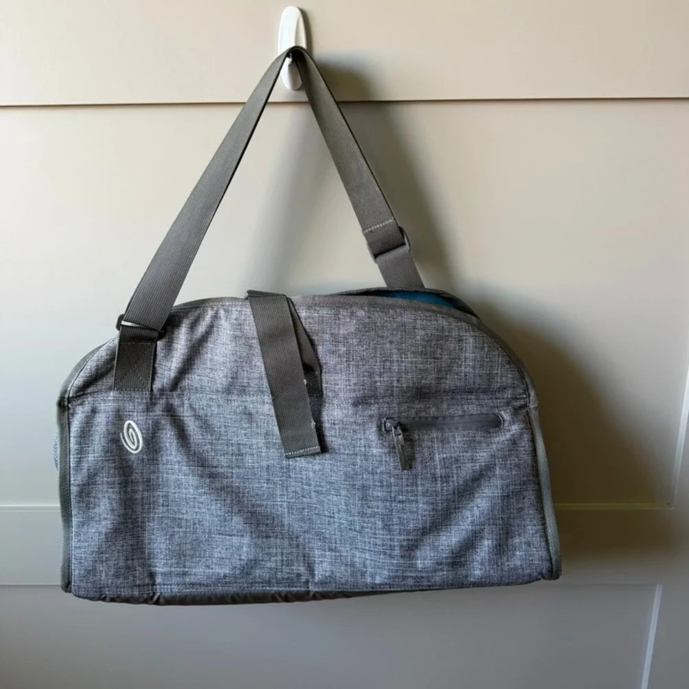 Timbuk2 Messenger Bag Grey Teal Laptop Crossbody Commuter Shoulder Bag